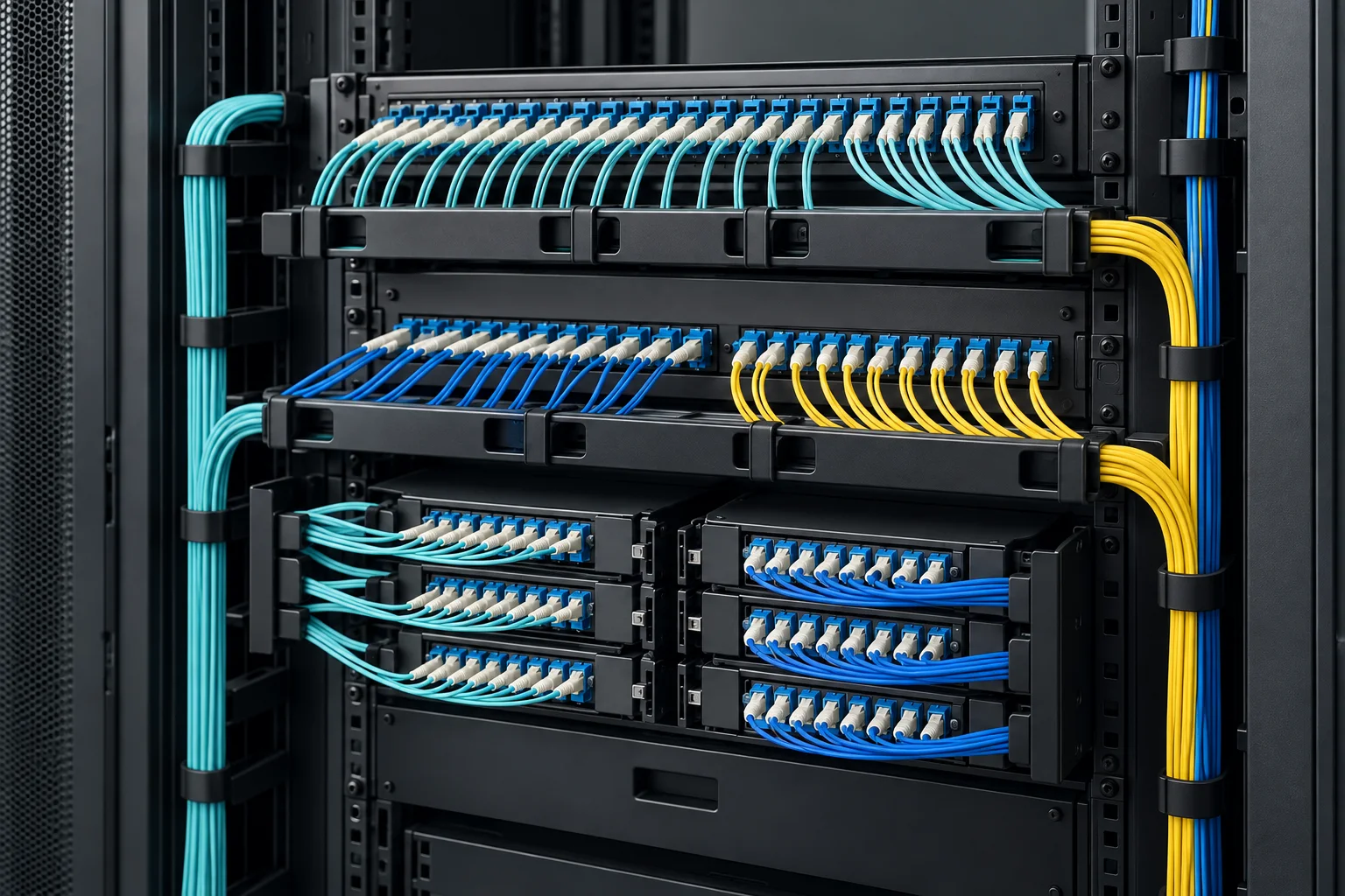 Fiber distribution products arranged for specification comparison