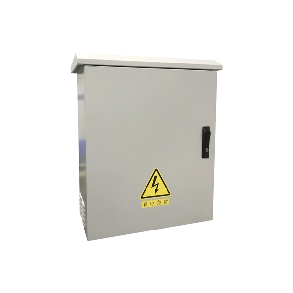 What is the capacity of the secondary power distribution box on the construction site