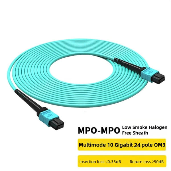 Cable routing in front of network rack