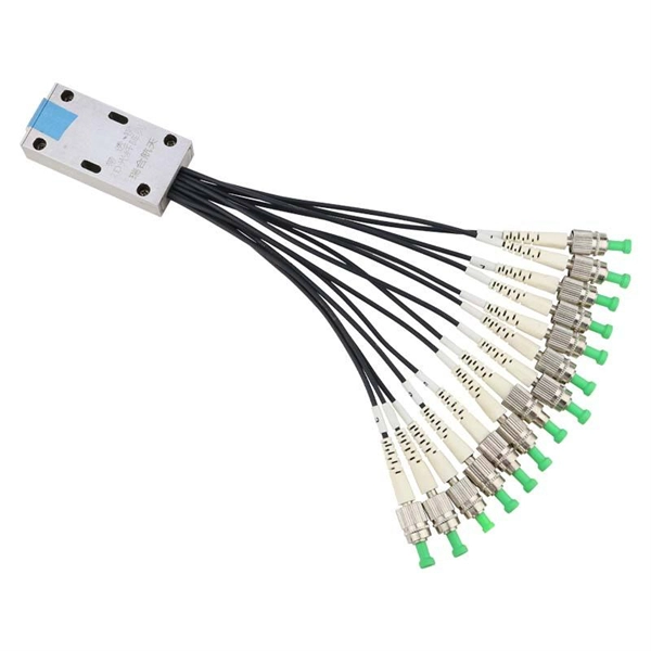 Fiber optic connection to the switch uplink port