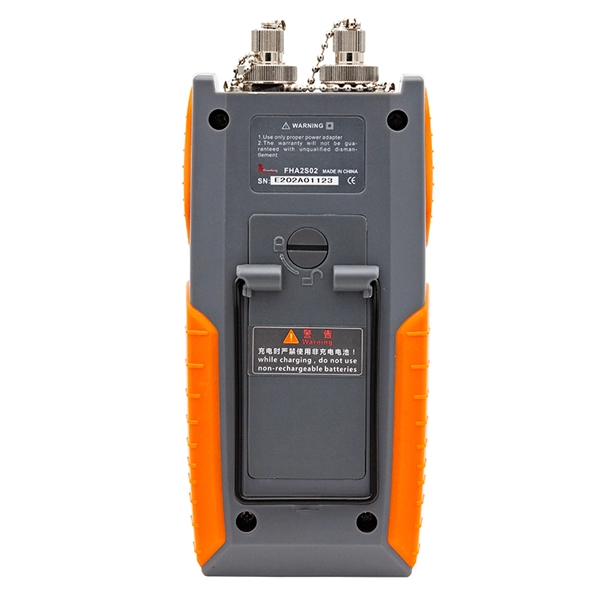 What connector should be used for fiber optic cable entering the control cabinet 